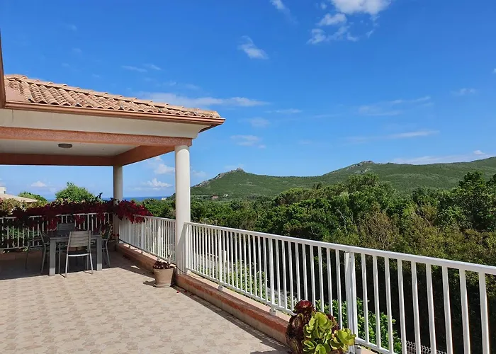 Cap Corse Vue Et Montagne Pietracorbara